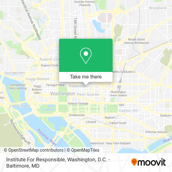 Institute For Responsible map