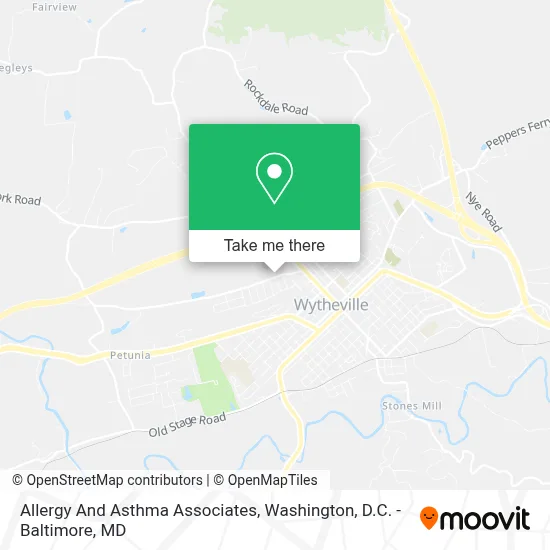 Allergy And Asthma Associates map