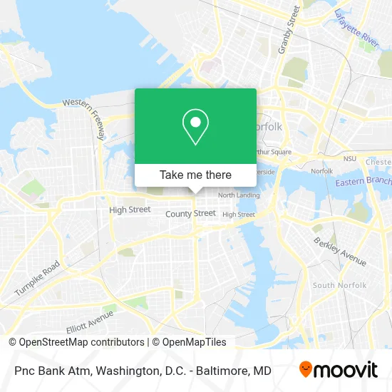 Pnc Bank Atm map