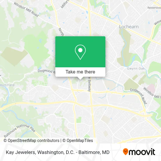 Kay Jewelers map