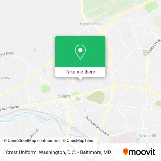Crest Uniform map