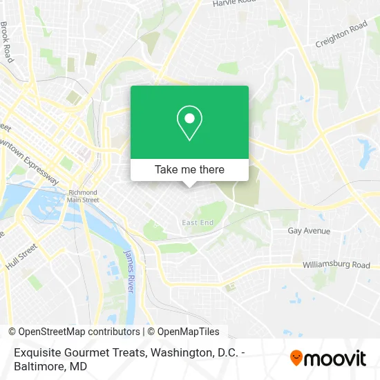 Exquisite Gourmet Treats map