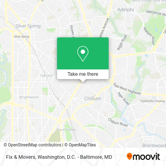 Fix & Movers map