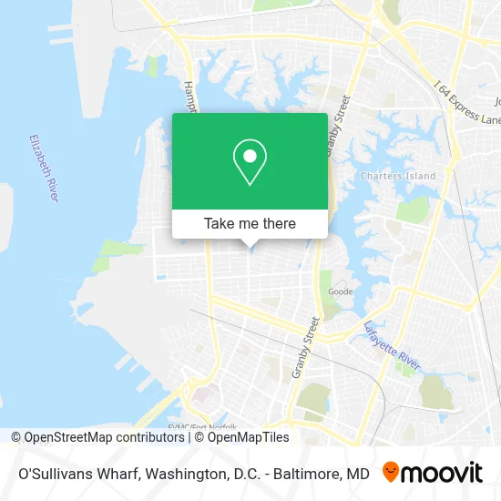 O'Sullivans Wharf map