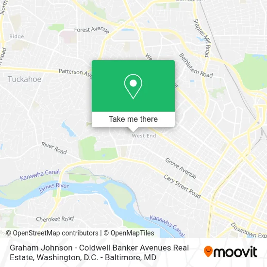 Graham Johnson - Coldwell Banker Avenues Real Estate map