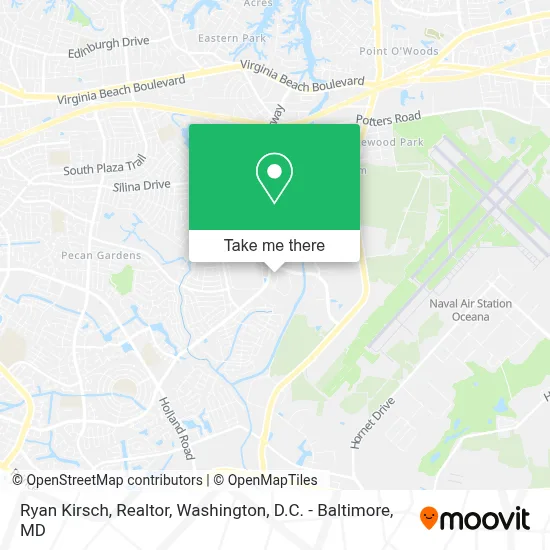 Ryan Kirsch, Realtor map