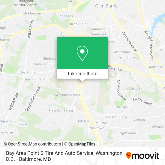 Bay Area Point S Tire And Auto Service map