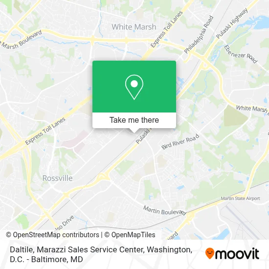 Daltile, Marazzi Sales Service Center map