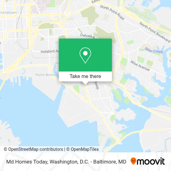 Md Homes Today map