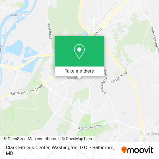 Clark Fitness Center map