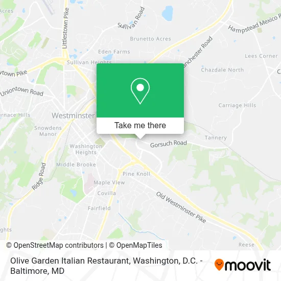 Olive Garden Italian Restaurant map