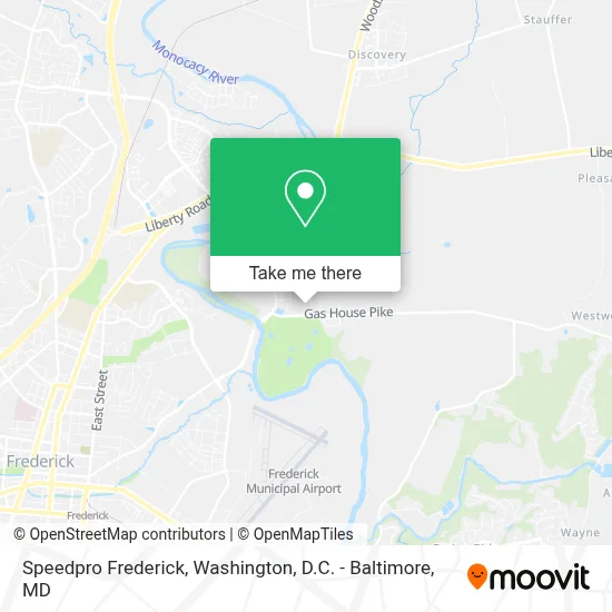 Speedpro Frederick map
