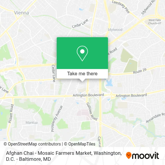Afghan Chai - Mosaic Farmers Market map