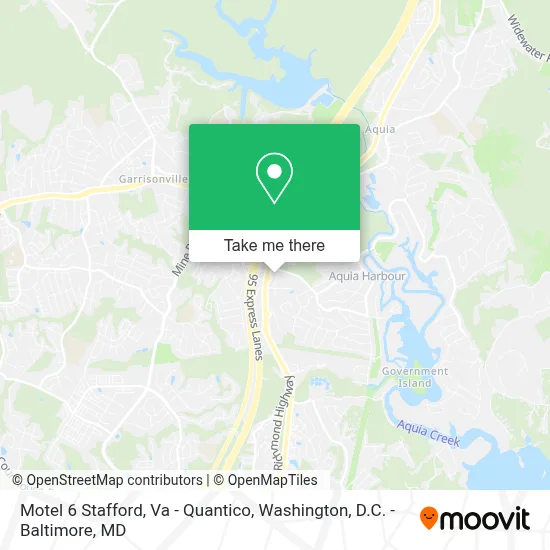 Motel 6 Stafford, Va - Quantico map
