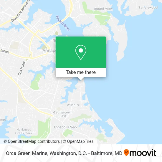 Orca Green Marine map