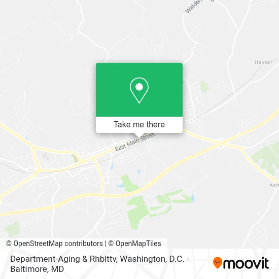 Department-Aging & Rhblttv map