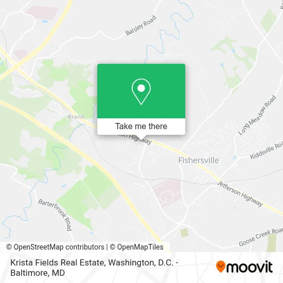 Krista Fields Real Estate map