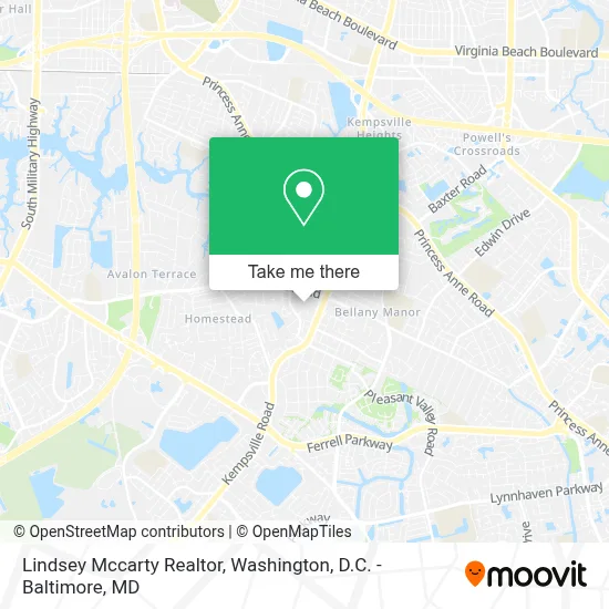 Lindsey Mccarty Realtor map