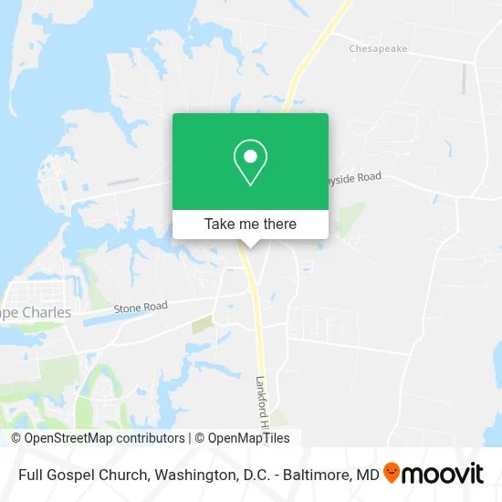 Full Gospel Church map