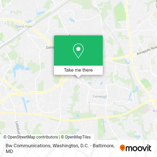 Bw Communications map