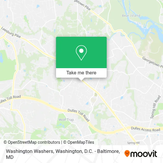 Washington Washers map