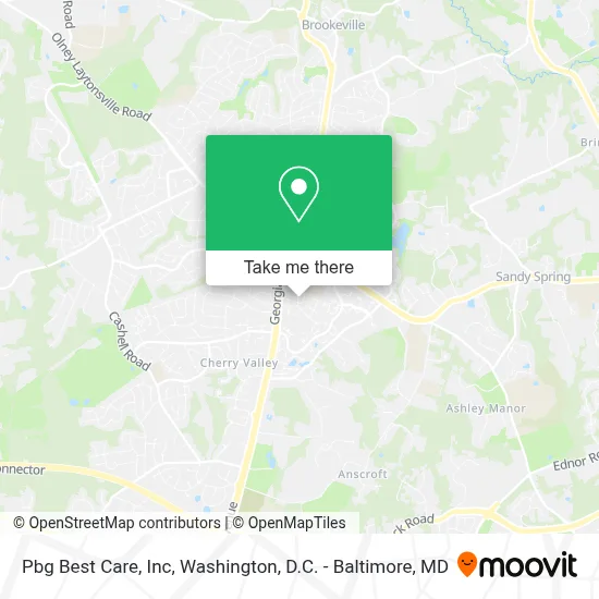 Pbg Best Care, Inc map