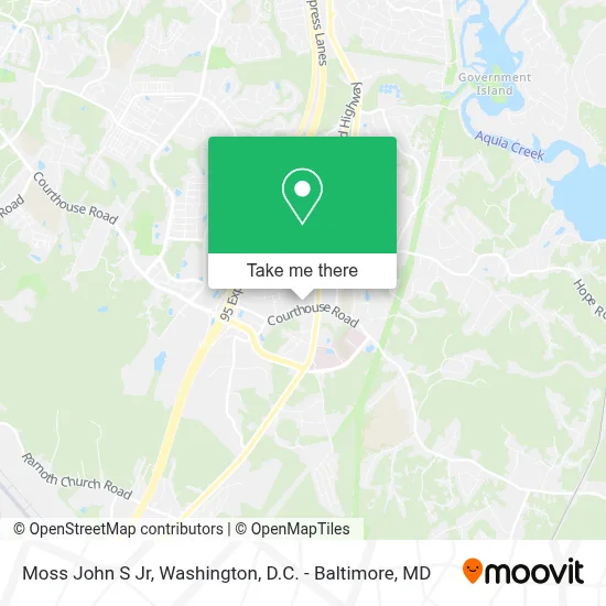 Moss John S Jr map