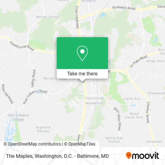 The Maples map