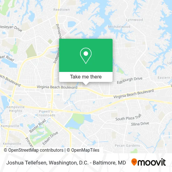 Joshua Tellefsen map