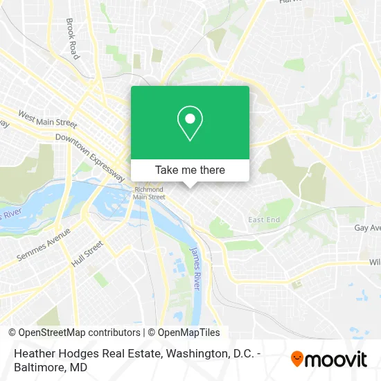 Heather Hodges Real Estate map