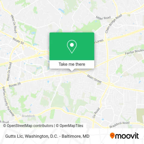 Gutts Llc map