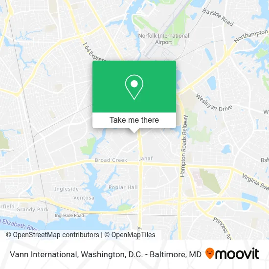 Vann International map