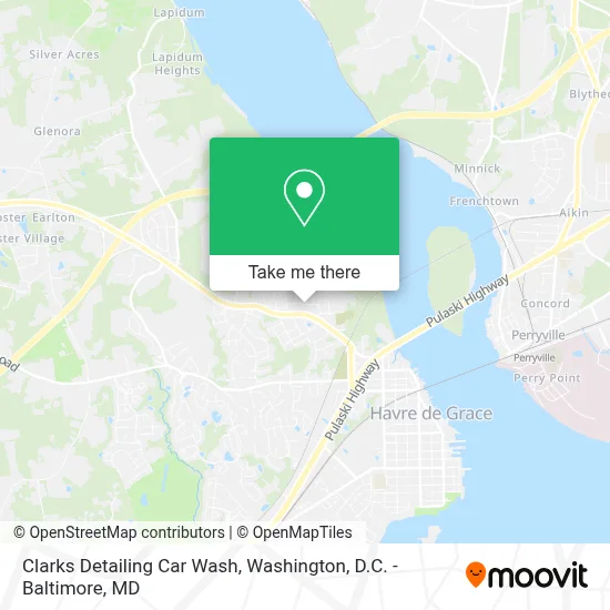 Clarks Detailing Car Wash map