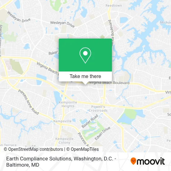 Earth Compliance Solutions map