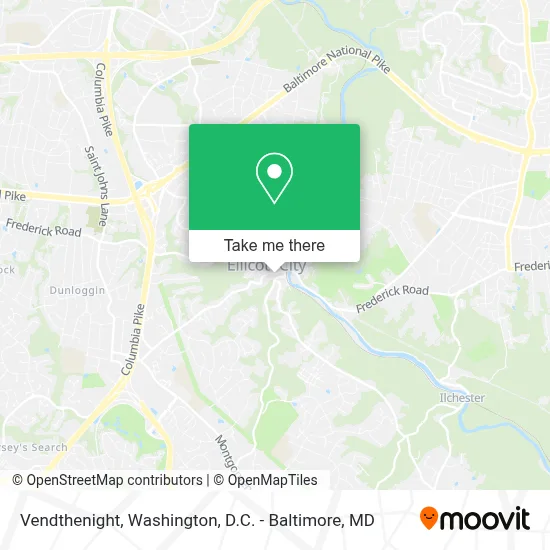 Vendthenight map