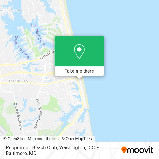 Peppermint Beach Club map