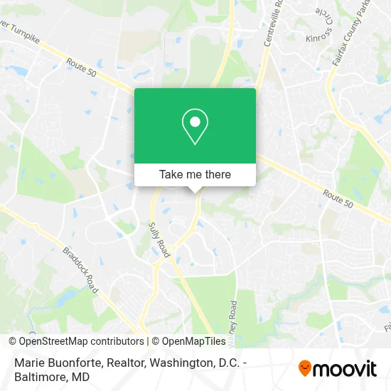 Marie Buonforte, Realtor map