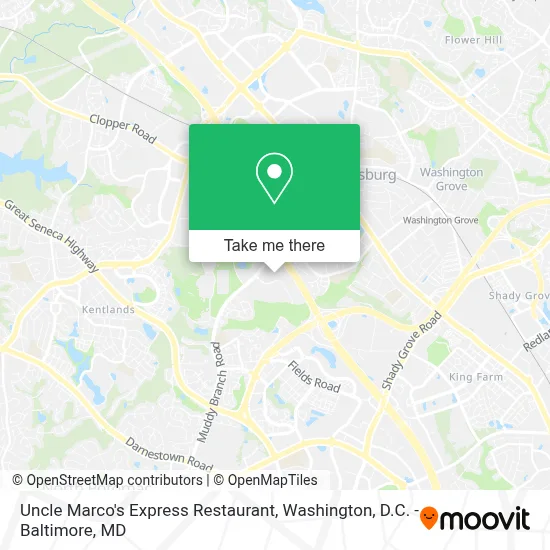 Uncle Marco's Express Restaurant map