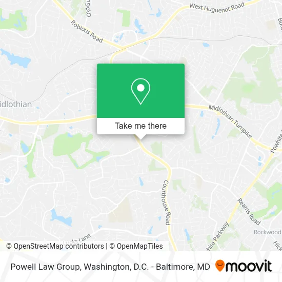 Powell Law Group map