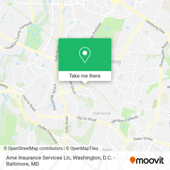 Ame Insurance Services Llc map