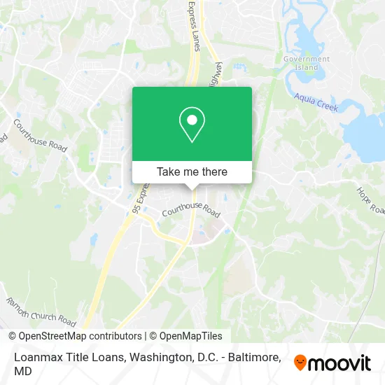 Loanmax Title Loans map