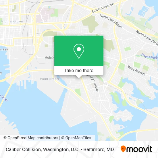 Caliber Collision map