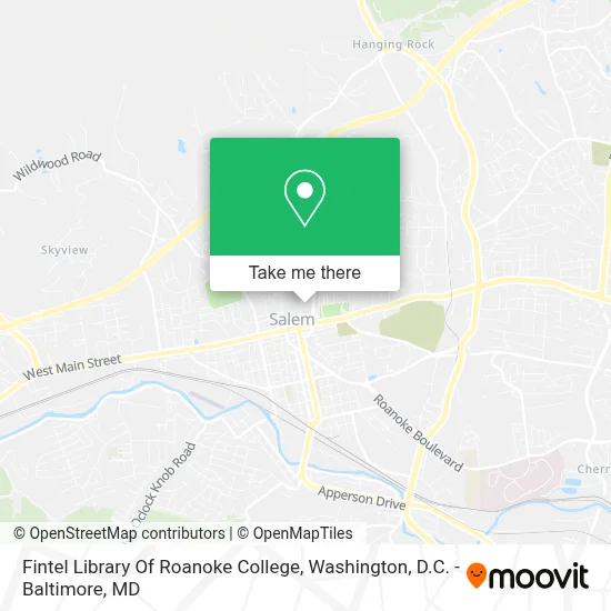 Fintel Library Of Roanoke College map