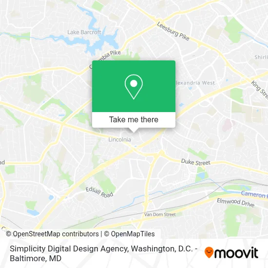 Simplicity Digital Design Agency map