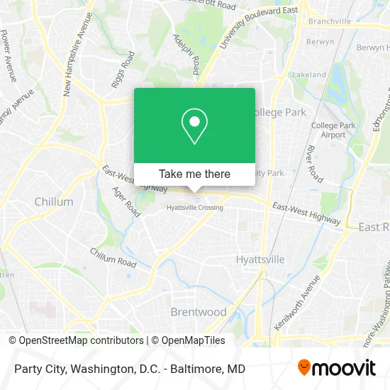 Party City map