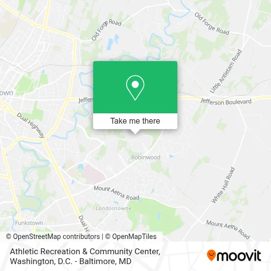 Athletic Recreation & Community Center map