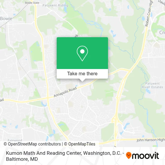 Kumon Math And Reading Center map