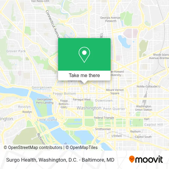 Surgo Health map