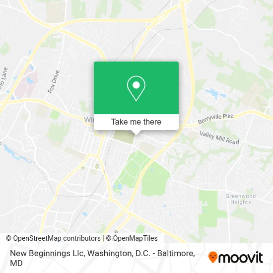 New Beginnings Llc map