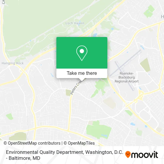 Environmental Quality Department map